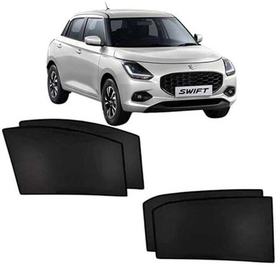Nidhi Autotech Side Window Sun Shade For Maruti Suzuki Swift(Black)