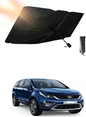 ROSHNEER ENTERPRISES Windshield Sun Shade For Tata Hexa(Black)