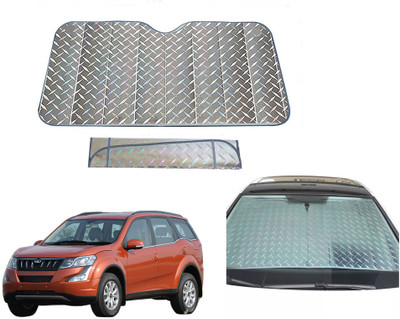 AUTO PEARL Dashboard, Windshield Sun Shade For Mahindra XUV 500(Grey)