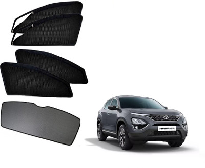 AuTO ADDiCT Side Window, Rear Window Sun Shade For Tata Harrier(Black)