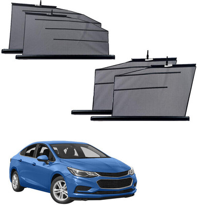 SS FOR YOUR SMART NEEDS Side Window Sun Shade For Chevrolet Cruze(Black)