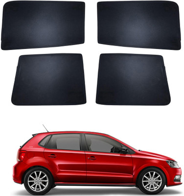 FORSONS Side Window Sun Shade For Volkswagen Polo(Black)