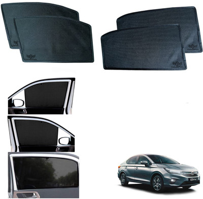 CuboDePlato Side Window Sun Shade For Honda City(Black)