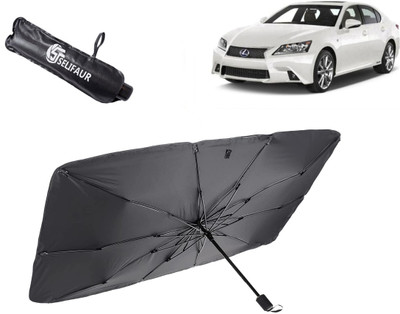 Selifaur Dashboard, Rear Window, Sun Roof, Windshield Sun Shade For Lexus GS(Black)