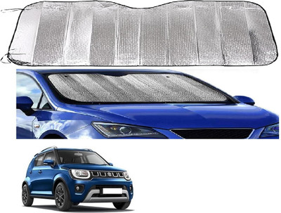 ROSHNEER ENTERPRISES Windshield Sun Shade For Maruti Suzuki Ignis(Silver)