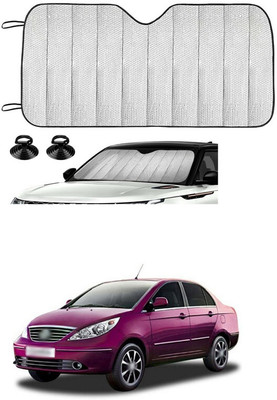 GONAMA Windshield Sun Shade For Tata Manza(Silver)