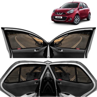 Kingsway Side Window, Rear Window Sun Shade For Nissan Micra(Black)