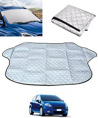 monolive Windshield Sun Shade For Fiat Grand Punto(Silver)