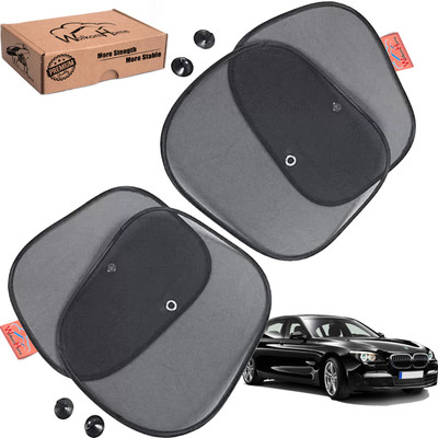 WolkomHome Side Window Sun Shade For Honda Mobilio(Black)