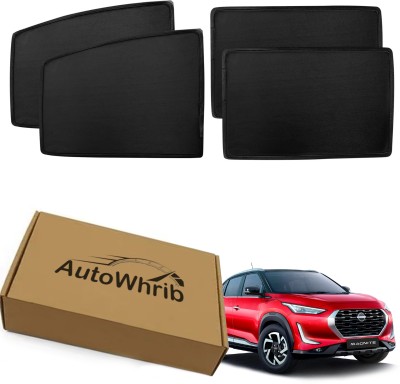 Autowhrib Side Window Sun Shade For Nissan Magnite(Black)