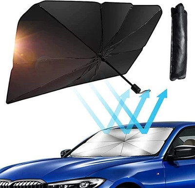 romj Dashboard Sun Shade(Black)