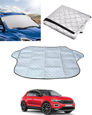 RKPSP Windshield Sun Shade For Volkswagen Universal For Car(Silver)