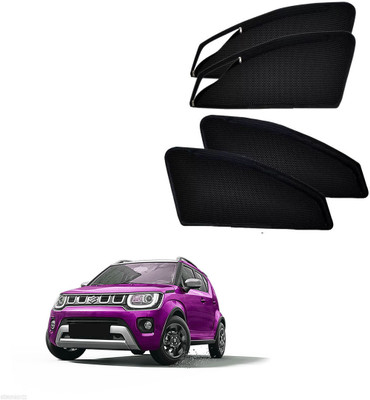 HARKRISH Side Window Sun Shade For Maruti Suzuki Ignis(Black)