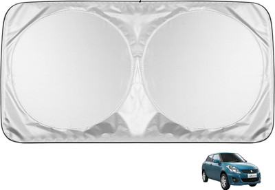 MOCKHE Windshield Sun Shade For Maruti Suzuki Swift Dzire(Silver)