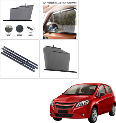 SS FOR YOUR SMART NEEDS Side Window Sun Shade For Chevrolet Sail(Black)