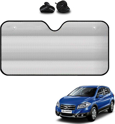 COSMOGEAR Windshield, Dashboard, Rear Window Sun Shade For Maruti Suzuki S-Cross(Silver)