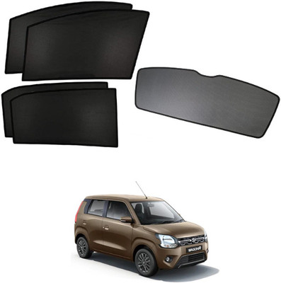 RAKRISH Rear Window, Side Window Sun Shade WagonR(Black)