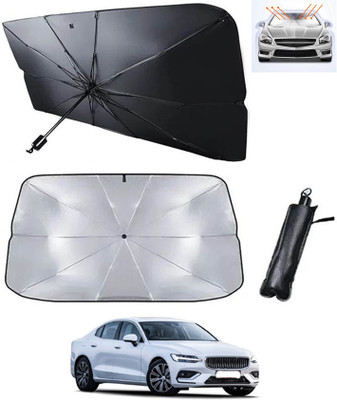 RKPSP Windshield Sun Shade For Volvo S60(Silver, Black)