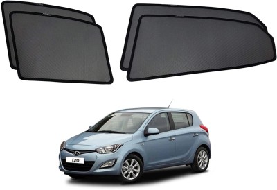 RAKRISH Rear Window, Side Window Sun Shade For Hyundai i20(Black)