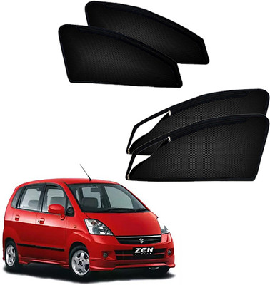 RAKRISH Rear Window, Side Window Sun Shade For Maruti Suzuki Zen Estilo(Black)