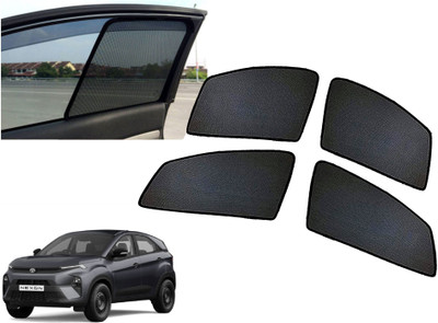 AUTO PEARL Side Window Sun Shade For Tata Nexon(Black)