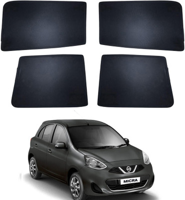 FORSONS Side Window Sun Shade For Nissan Micra(Black)