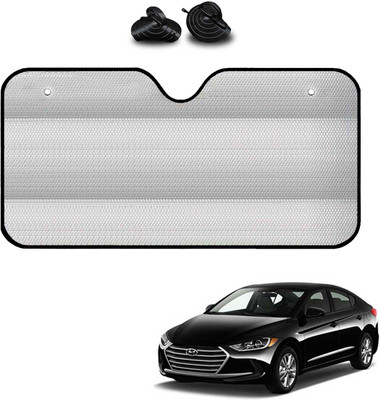 COSMOGEAR Windshield, Dashboard, Rear Window Sun Shade For Hyundai Elantra(Silver)