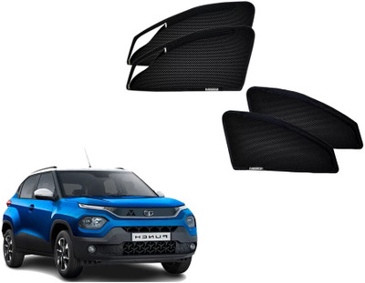 HARKRISH Side Window Sun Shade For Tata(Black)