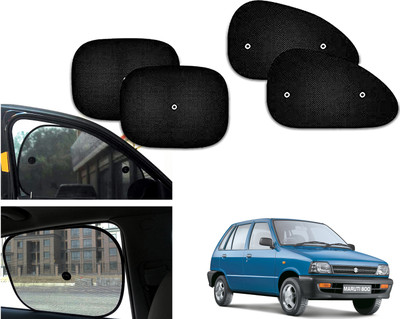 PEEPS STORE Side Window Sun Shade For Maruti Suzuki 800(Black)