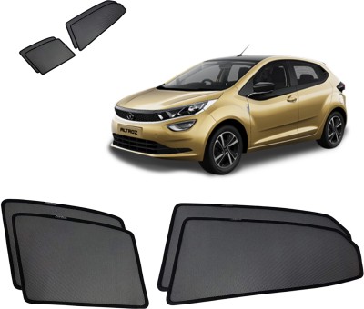 RAKRISH Rear Window, Side Window Sun Shade For Tata Altroz(Black)