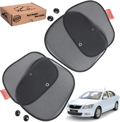 WolkomHome Side Window Sun Shade For Tata Winger(Black)