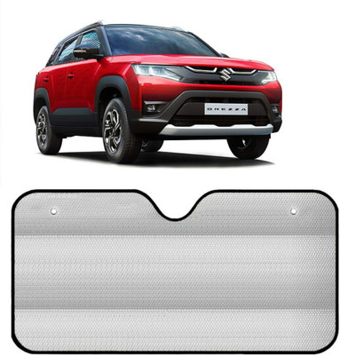 RideXpert Dashboard Sun Shade For Maruti Suzuki Brezza(Silver)