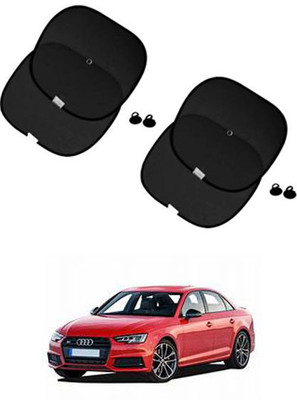 FKOK Side Window Sun Shade For Audi S4(Black)