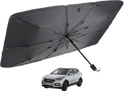 MOCKHE Windshield Sun Shade For Hyundai SantaFe(Silver)