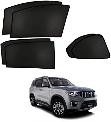 KOZDIKO Side Window Sun Shade For Mahindra New Scorpio(Black)