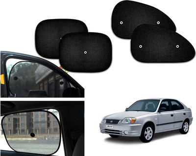 PEEPS STORE Side Window Sun Shade For Hyundai Accent(Black)
