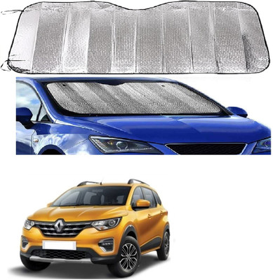 ROSHNEER ENTERPRISES Windshield Sun Shade For Renault Triber(Silver)