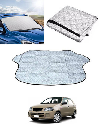 MATIES Windshield Sun Shade For Maruti Suzuki Alto(Silver)