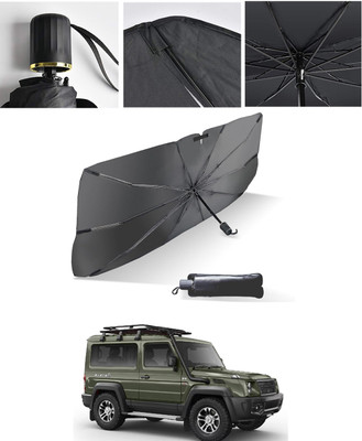 AYW Windshield Sun Shade For Universal For Car Grand Vitara(Black, Silver)