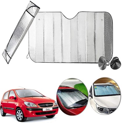 AUTO PEARL Dashboard, Windshield Sun Shade For Hyundai Getz Prime(Silver)