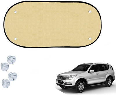 Automotive Prist Side Window Sun Shade For Mahindra Rexton(Beige)