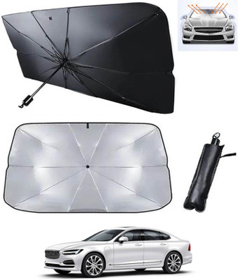 RKPSP Windshield Sun Shade For Audi S8(Silver, Black)
