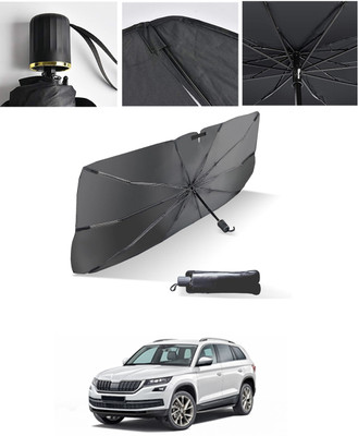 AYW Windshield Sun Shade For Maruti Suzuki Kizashi(Black, Silver)