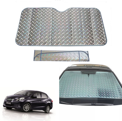 AUTO PEARL Dashboard, Windshield Sun Shade For Honda Amaze(Grey)