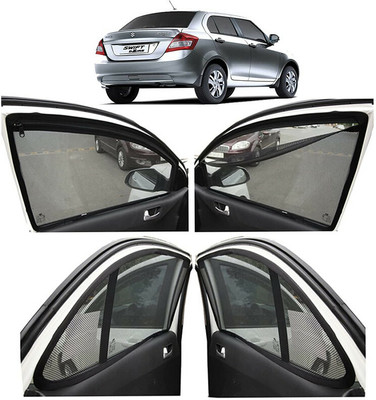 G ILIKA Rear Window, Side Window Sun Shade For Maruti Suzuki New Dzire(Black)