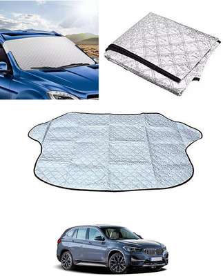 MATIES Windshield Sun Shade For BMW Universal For Car(Silver)