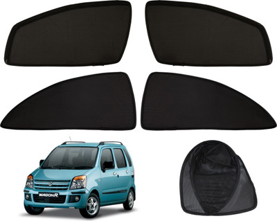 Magnetic Rear Window Sun Shade For Maruti Suzuki WagonR(Black)