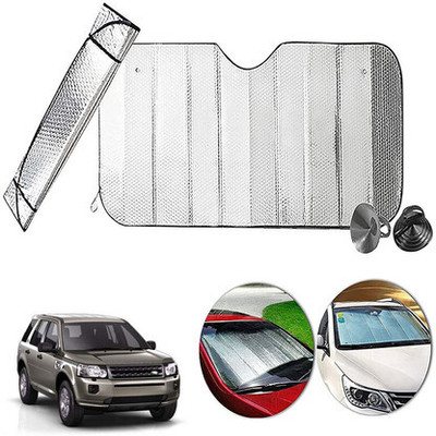 eXarioGadget Rear Window Sun Shade For Universal For Car Universal For Car(Silver)