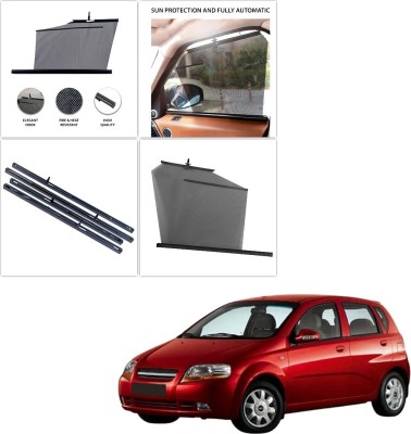 SS FOR YOUR SMART NEEDS Side Window Sun Shade For Chevrolet Aveo U-VA(Black)