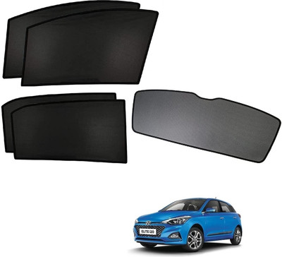 KOZDIKO Side Window, Rear Window Sun Shade For Hyundai Elite i20(Black)